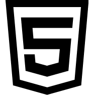 Vektorisiertes HTML5 Logo