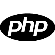 Vektorisiertes PHP Logo